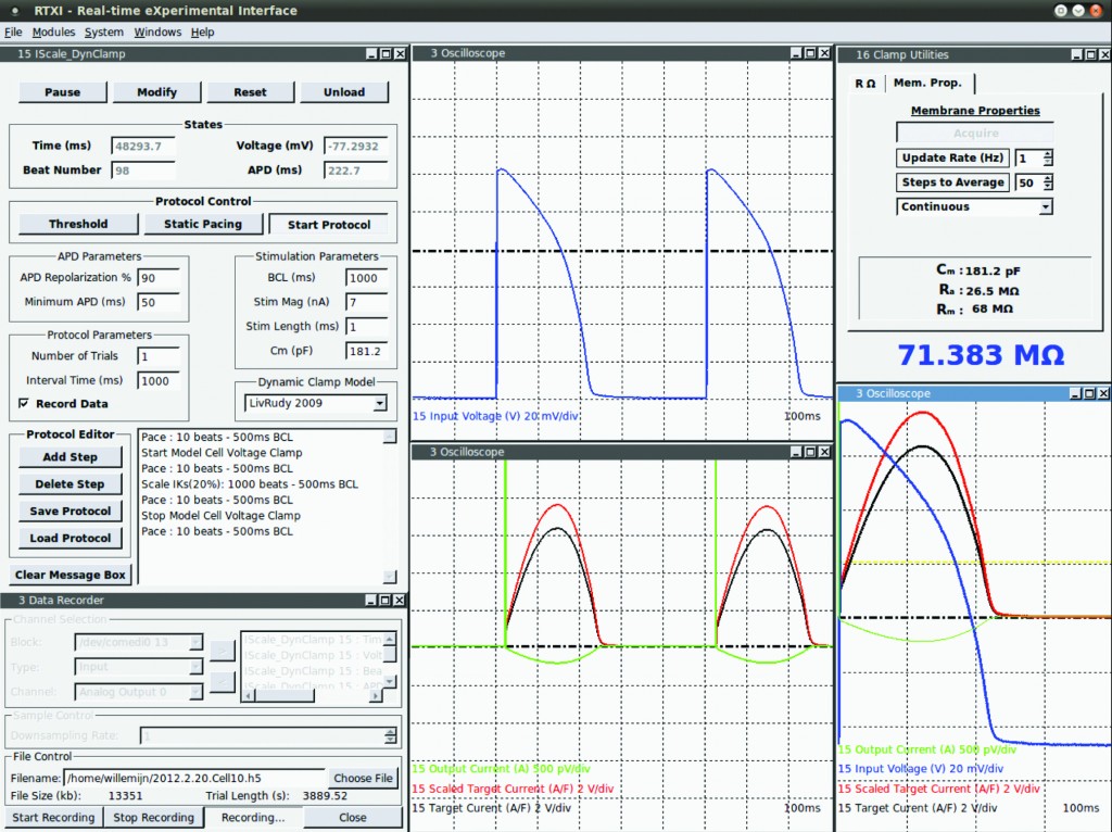 RTXI IScale Screenshot